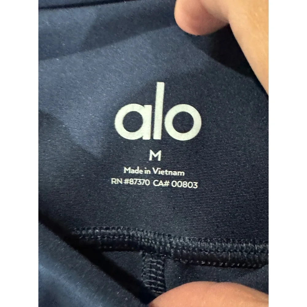 Alo Yoga High-Waist Airlift Legging Navy Blue Size M 29 Inch Inseam